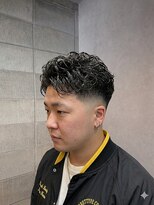 ワンワンオー バーバーショップ コンチネンタル(@110 BARBER SHOP continental)&nbsp;スパイキーアクティブショートツーブロックミドルフェード