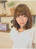 CROMA☆ 黒髪にも似合うキレイボブ スタイル