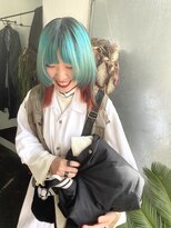 フィン(fin,)&nbsp;fin,/くびれヘア/似合わせカット/デザインカラー/ツートンカラー