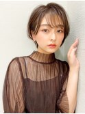LallYou　錦糸町　シアーカラーゆるふわ無造作パーマショート