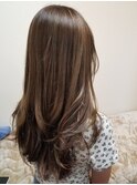 憧れのさらさらロングでナチュラル巻き