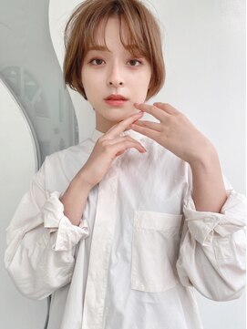 モリオ フロム ロンドン 大宮2号店(morio from London) 【なかじま ひびき】ナチュラルショートボブ