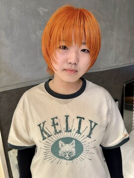 ボコカ(bococa) オレンジ×ミディアムウルフ