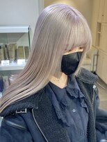 ベレーザ 渋谷(BELEZA)&nbsp;3690ミルクティーアッシュハイトーンカラーグレーベージュロング