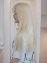 ランズサンズ 表参道(runsuns)&nbsp;ダブルカラーハイトーンカラーケアブリーチホワイトベージュ