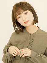 オンク 新宿(onk)&nbsp;黒髪/グレーベージュ/レイヤーロング/前髪パーマ[新宿駅]