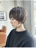 マッシュショート/ショートボブ/大人ショート/丸みショート