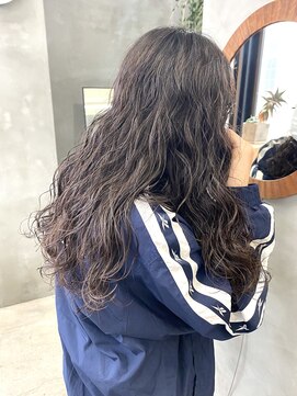 テトヘアー(teto hair) ロングウェーブパーマ　くるくる　スパイラル