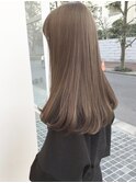 ミルクティーベージュ/ブリーチなしダブルカラー/韓国ヘア