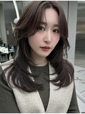 ワンホンヘア/韓国ヘア/ウルフ/前髪[レイヤーカット/渋谷