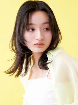 ラフィス ヘアー クラン 広島本通店(La fith hair clan) 【La fith】暗髪カラー×ダブルレイヤー巻き