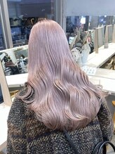 《ブリーチで叶えるラベンダーカラー》明る過ぎない、色落ちも楽しめるカラーに＊[長町南/学割U24/名取]