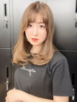 スターズ 柏(STARS)&nbsp;ケアブリーチ　ハイトーン　ブラウンベージュ　透明感カラー