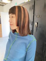 ヘアーアイストゥーレ(HAIR ICI TRE)&nbsp;20代30代40代ストレートボブハイライト立体感ブリーチ透明感吉澤