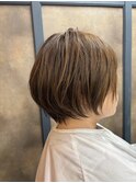 柔らかいニュアンスショート/ふんわりショートボブ 担当 小林