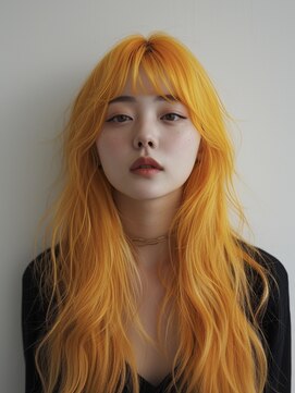 レヴ 草加店(LEV.) ホワイトブロンド 外ハネボブ 美髪 ワイドバングイメチェン