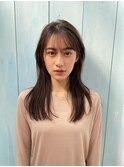 似合わせカット× グレージュカラー デザインカラー
