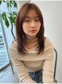 ラベンダーミルクティー/暗めカラー/髪質改善/縮毛矯正/横浜