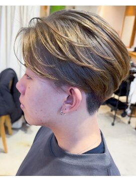 エミュ 表参道 青山(emu) ミルクティーカラーマッシュ表参道