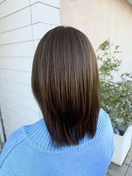 ヘアショップ エヌアンドエー 久喜菖蒲店(hair shop N&A) 大人の抜け感◎シルキーグレージュ×レイヤーカット