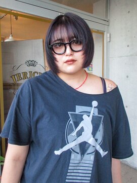 ジェリコヘアー(JERICHO HAIR) Bob/顔まわりレイヤー/暖色カラー