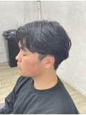 サーフカール/スパイキーショート/ブルーブラック/津田沼