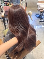 ラボヌールヘアーパルフェ 大宮西口店(La Bonheur hair parfait)&nbsp;ピンクベージュ/ブリーチなし/イルミナカラー/透明感カラー