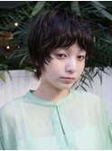 ショートパーマ /ショートウルフ/堀江美容室/Eurica