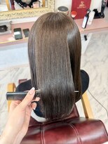 フラワー ナガハマ(Flower Nagahama)&nbsp;グレージュカラー×髪質改善トリートメント
