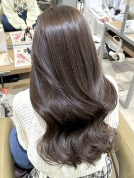 アース 高円寺店(HAIR & MAKE EARTH) 透明感オリーブブラウン〔@x__xrn03 〕
