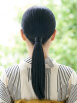と和 巣鴨 【30代】凛とした大人の洗練タイトローポニー浴衣ヘア