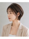 大人ショート/おしゃれな白髪染め/50代60代/わか見え