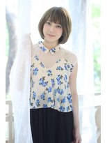 フォルテ 榛原パームス店&nbsp;スモーキーベージュボブ