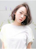 ショートボブで可愛さアップ☆