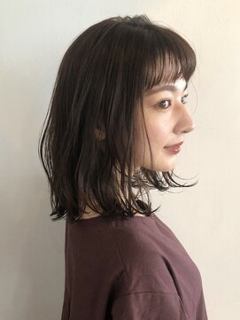 ヴェイン(VEIN) 大人かわいい/フリンジウェーブ/ココアブラウン/ミディ