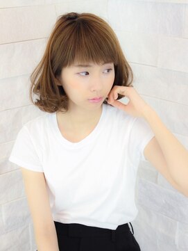 デイジー インデックスヘア 大島店(DAISY index hair) ウルフパーマ ストカール 暖色系カラー ロングボブ グラボブ