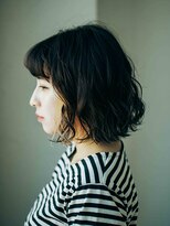 ロゼアトリエ(ROSE atelier)&nbsp;【木戸STYLE】韓国風フレーミングカラーワンレンボブパーマ