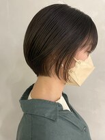 フォト 新宿(foto) グレーベージュ前髪パーマレイヤーカットダブルカラー髪質改善