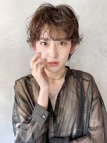 アイティーバイアルバム 下北沢店(IT by ALBUM)&nbsp;ラフなマッシュパーマ_アースカラーくびれヘアツートン_9029