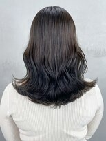 アイティーバイアルバム 八王子店(IT by ALBUM) グレージュミディ_外ハネボブセクションカラー_ba393001