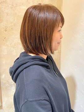 ヴェルマ 江坂店(varma) 【大人のツヤ感ショートボブ×酸性ストレート】江坂店