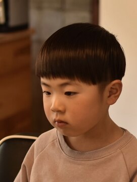 リム メンズヘア(LIM men's hair) ラウンドマッシュ【キッズカット/メンズヘア】