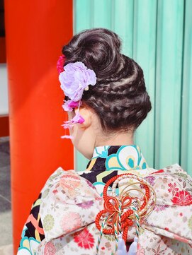 フォーエス(4S) 7歳の七五三ヘアセット