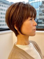 ロンドシエル 横浜(Lond ciel)&nbsp;ショート白髪ぼかし×ヘルシースタイル【横浜】