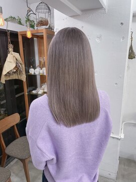 リッカ(RICCA) ハイトーン/ブリーチカラー/シルバーベージュ/ケアブリーチW0407