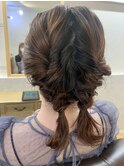 ねじねじツインヘアー