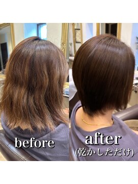 ルフール(ref-le) ブリーチ毛でも諦めないで！美髪矯正でまとまるショートヘアに