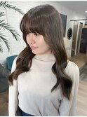 アッシュベージュ/韓国風/前髪カット/髪質改善