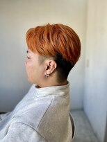 ソイクフ 高田馬場店(SOY-KUFU) MEN’SHAIR刈り上げマッシュオレンジカラー