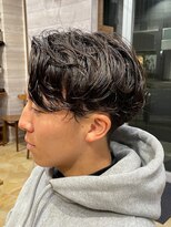 ヘアーメイク シーノ アンド フォーメン(Sino) センターパート×ニュアンスパーマ